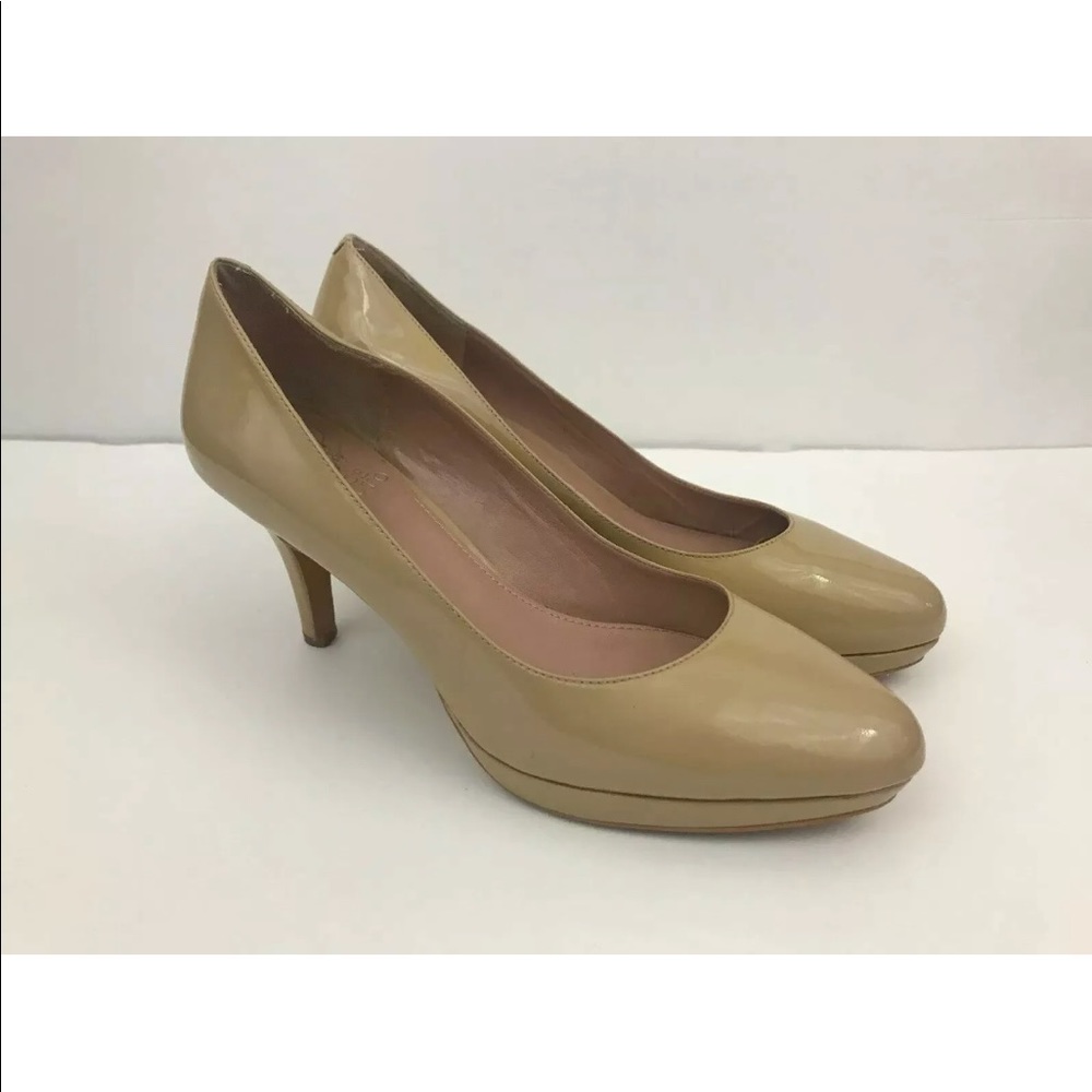 Vince Camuto Nude Patent Pumps Heels Size 9-10